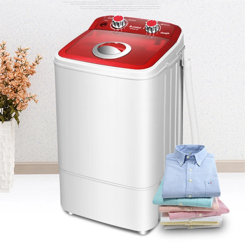 

CHIGO 4.6kg Capacity Wash Machine Baby Child Clothes Washer Mini Semi-automatic Dehydration Washing Machine Laundry Dormitory