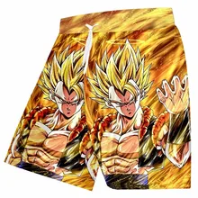Ogkb Новое поступление Для Мужчин's Пляжные шорты Забавный принт фигурка "Dragon Ball" 3D доска шорты-бермуды мужские Фитнес брюки с эластичной резинкой на талии