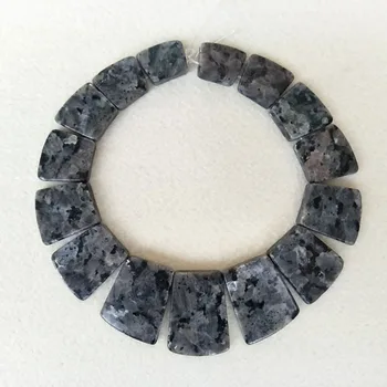 

3 Strands Labradorite Shimmer Stone Pendant,Slab Nugget Freeform Drilled Loose Bead Findings DIY Jewelry necklace making