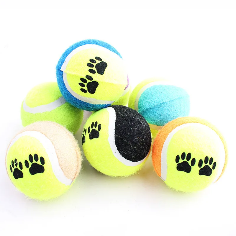 Dog Toy Tennis Ball Outdoor Run Catch Throw Play Chew Toy Supplies Pet H2F4 