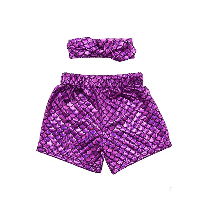 Mermaid Shorts, Mermaid Birthday Outfit, Baby Toddler Child Kid Shorts, Little Mermaid Shorts