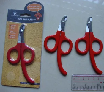 

Wholesale top quality Stainless steel Nails clipped nail scissors nail clippers Pet supplies for Dogs / Cats Free shipping