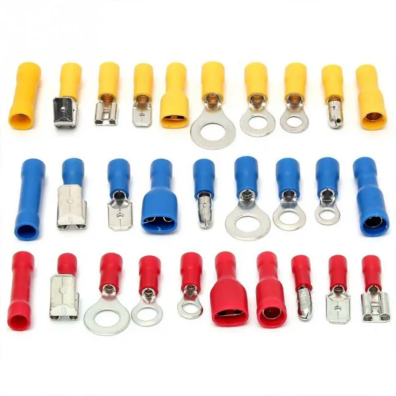 480 Pcs Terminais Spade Conector Set Assorted Kit Bundas Spade Crimp