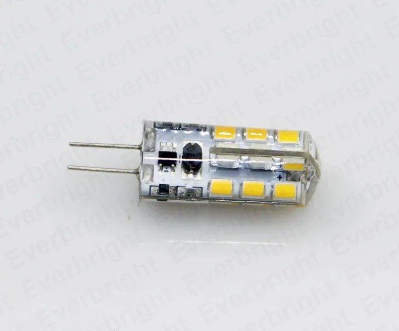 10 шт./партия Светодиодный лампа G4 SMD 2835 24 светодиодный s 5 W/AC 3 W/DC светодиодный лампы типа Корн 12 V 360 градусов возможность замены галлогеновой лампой