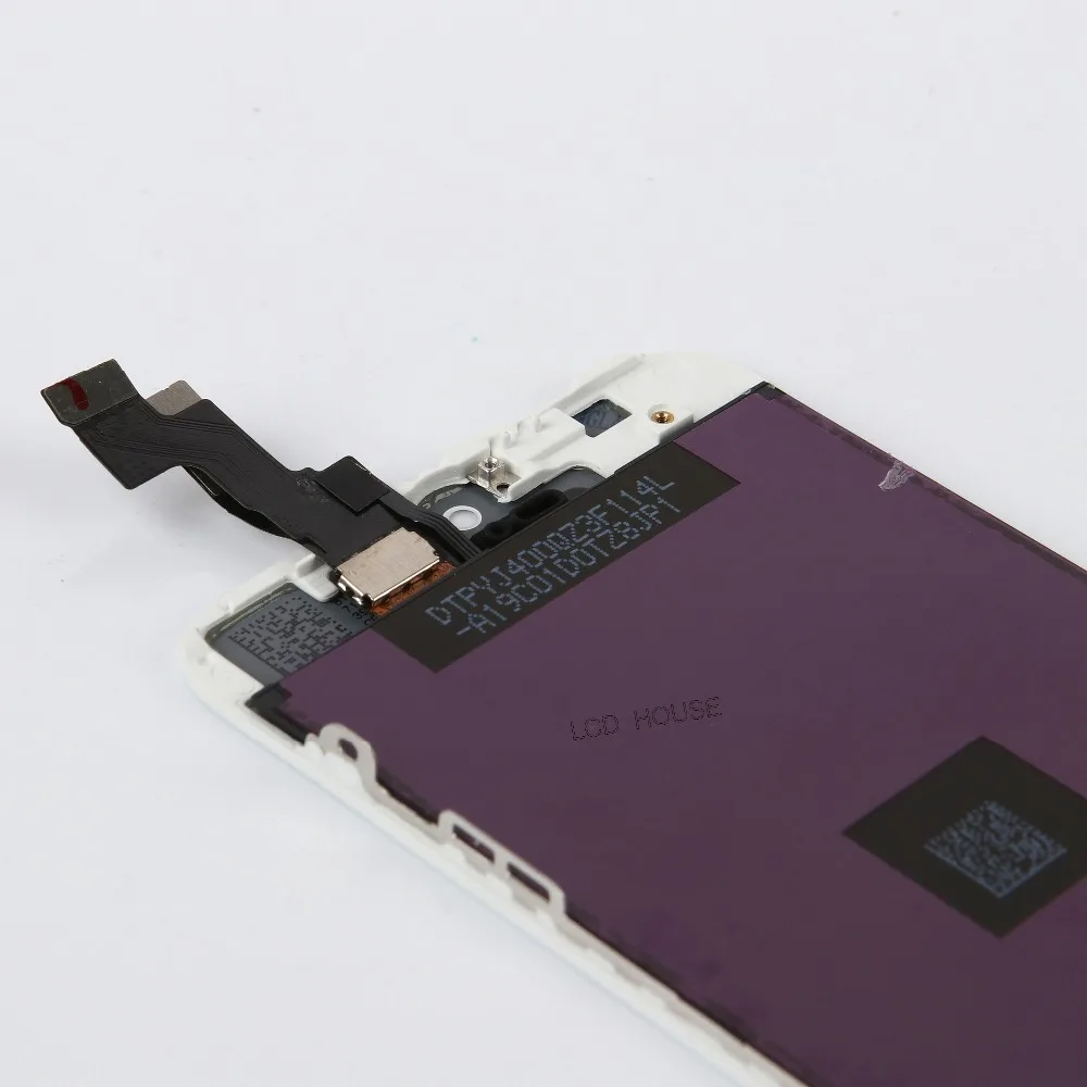 10 шт. AAA Pantalla для iPhone 5S ЖК дисплей 3D сенсорный экран дигитайзер с рамкой сборка