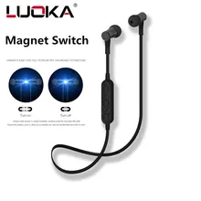 Best Buy LUOKA HT3 Wireless Headphone Sweatproof Stereo Magnetic switch Earphone For Phone Neckband Ecouteur Auriculares Bluetooth V4.2