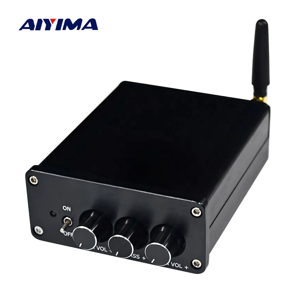 AIYIMA 2,0 Bluetooth 4,2 TPA3116 HIFI двухъядерный цифровой усилитель мощности аудио Плата Amplificador 100Wx2 для домашнего кинотеатра