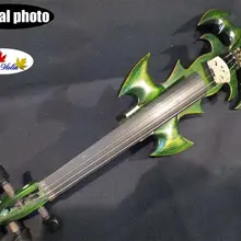 Зеленая песня бренд Топ Искусство crazy-1 оптимизированная 4/4 электрическая скрипка, твердая древесина#9355