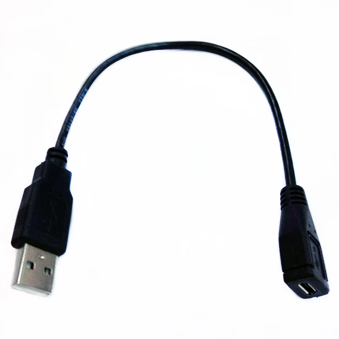 50 шт. 5Pin Micro B Female to USB A Male адаптер конвертер данных зарядный Удлинительный кабель