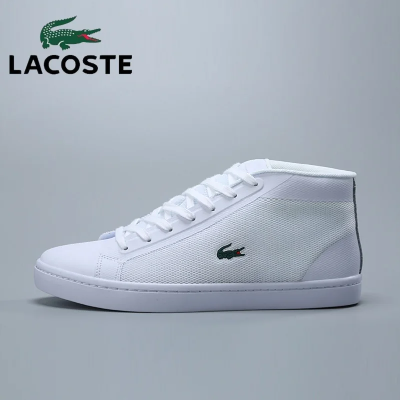 Lacoste Men Skateboarding Shoes Classic Retro Men's Sport Shoes High Breathable Mesh Trainer Sneaker Flat Male Walking Shoes