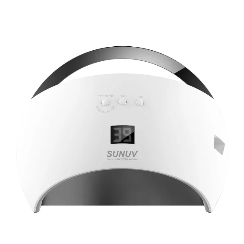 

SUN6 48W UV LED Light Nail Dryer Curing Lamp Portable Open Design with 3 Timers Timer Fast Double Curing Sensor Removable Bottom