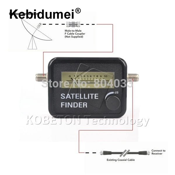 12pcs Satfinder Finder SatLink Sat Dish LNB DIRECTV Signal Automatic