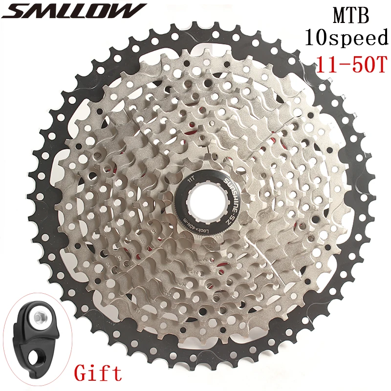 SUNSHINE-SZ 10 скоростей 11-50T кассета 10s 20s 30s Freewheel для горного велосипеда части K7 XT SLX XO X0 X9 X7