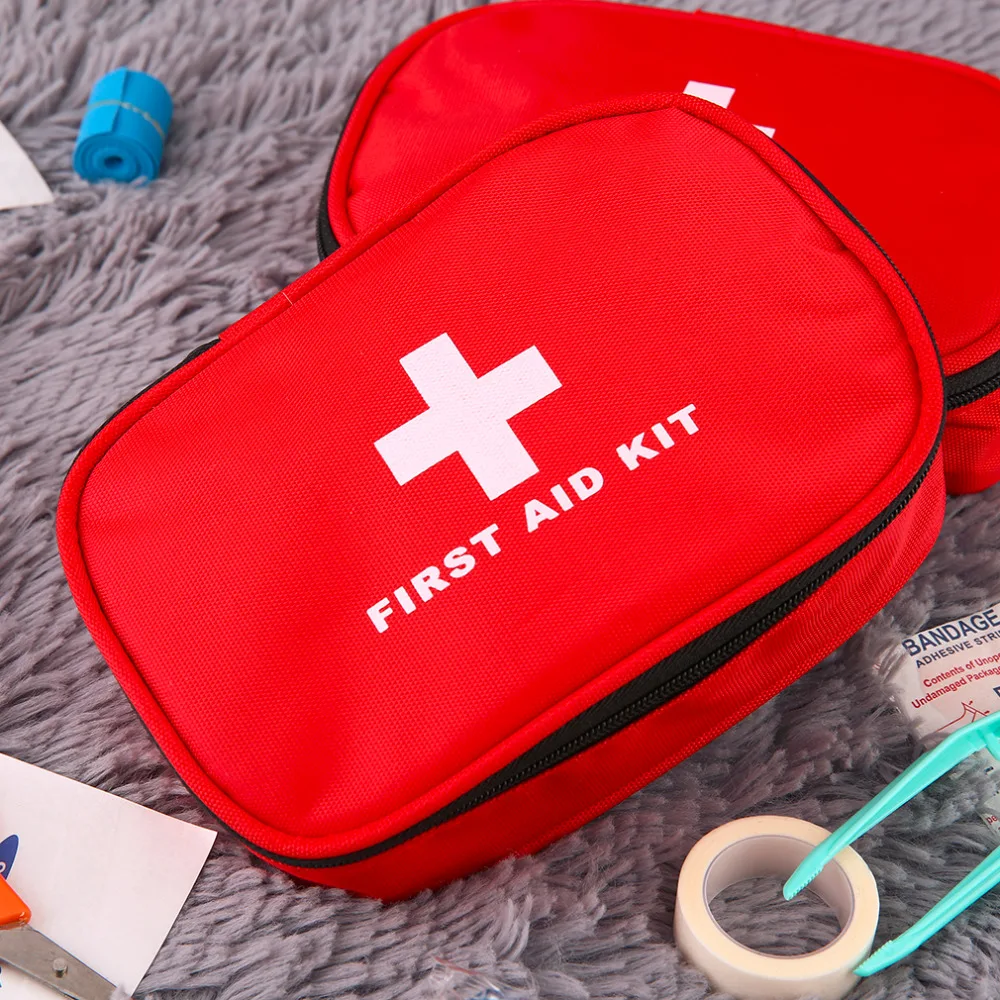 (12 piezas) primeros Auxilios para deportes al aire libre viaje Camping emergencia bolsa con vendas torniquete botiquín