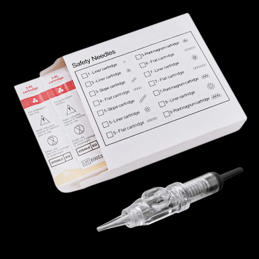 

Permanent Makeup Cartridge Needles 3RL 0.3mm Microblading Eyebrow Lip Tattoo Cartridge Needles For Tattoo Machine Kit Airst