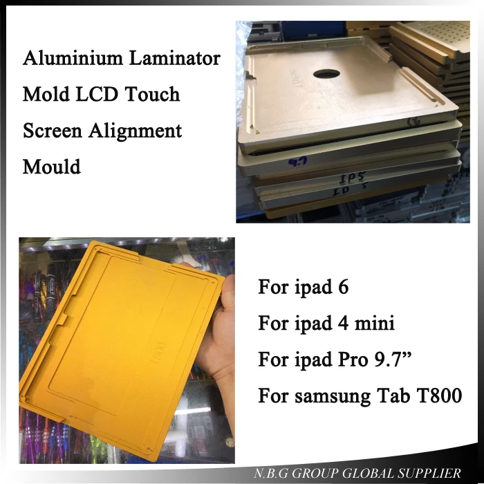 Алюминиевый ламинатор для Samsung T800 iPad Air 2 6 4 mini Pro 9 7 дюйма форма сенсорного жк