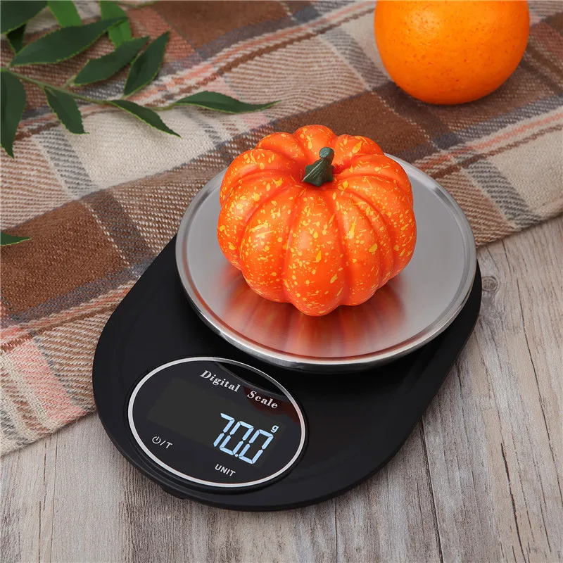 

Digital Kitchen Scale 5Kg/1g stainless steel Electric Kitchen Scale High Accurate Food Baking Scale LCD Backlight Display 4YANG