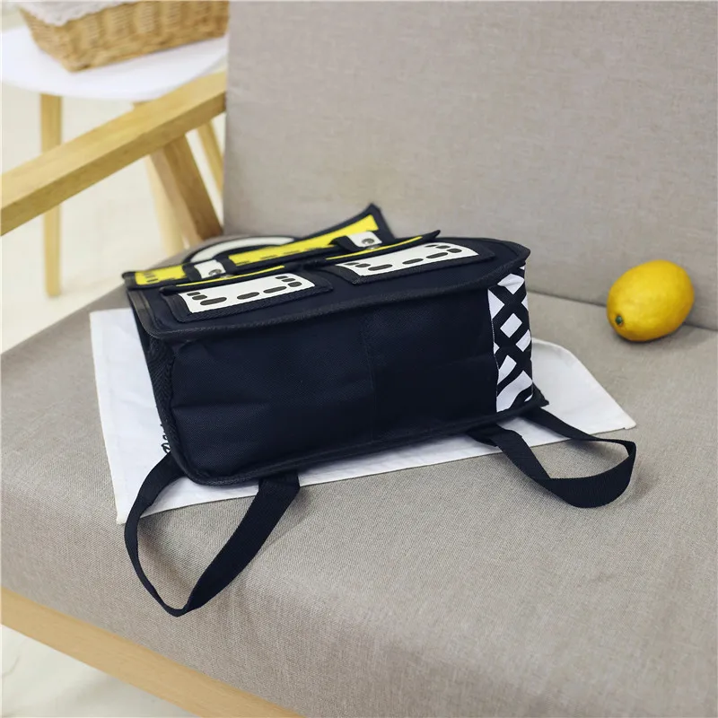 Menghuo 3D Anime Bag Cartoon Women Backpack School Bag 3D Style Canvas 2D Travel Drawing Book Mochila for Teenagers Girl Mochila (13)
