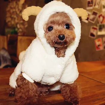 

Halloween Pet Costume Dog Jumpsuit Sheep Roleplay Christmas Clothes For Pug French Bulldog Thicken Coat Winter Jacket Overalls