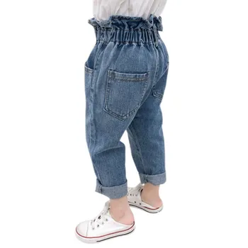 Summer Baby Girls Jeans Pants Kids Clothes Cotton Casual Children Trousers Teenager Denim Boys Clothes 3