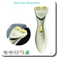 Hot Sell In Japan 24K Gold Plated EMS Microcurrent Face Lift Up Face Mask Lifting Massager Roller Beauty Stick