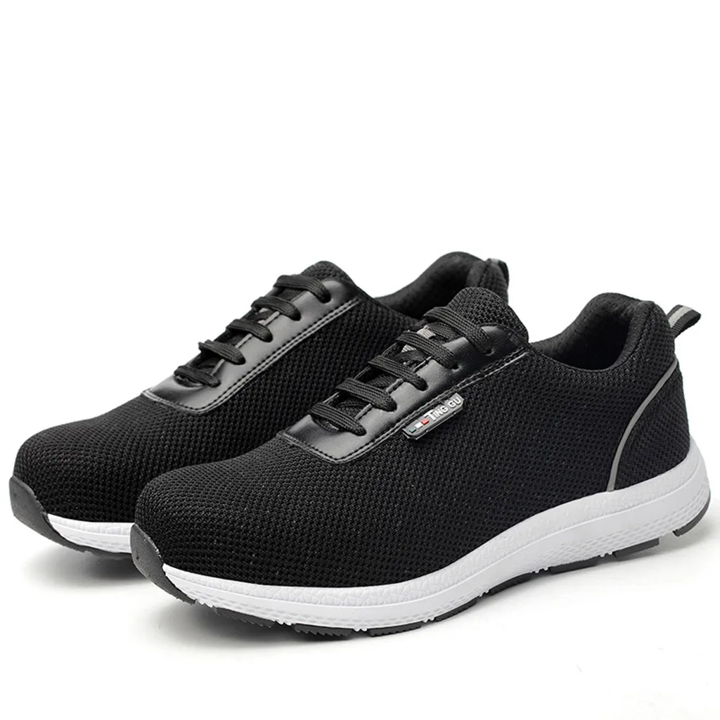 

Mesh Breathable Work Shoes Safety Shoes Anti-Smashing And Puncture Safety Shoes platform sneakers for men masculino