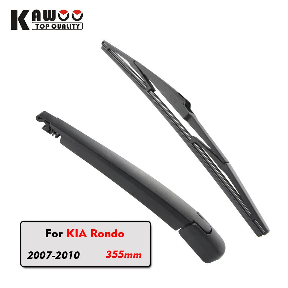 KAWOO Car Rear Wiper Blade Blades Back Window Wipers Arm For KIA Rondo