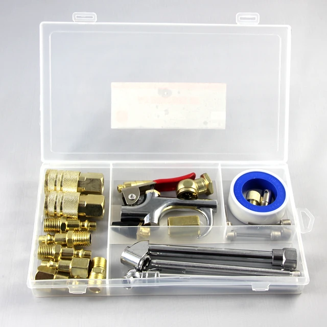 24pcs AIr Blow Gun Accessory Kit for Air Compressor Air Tools Kit