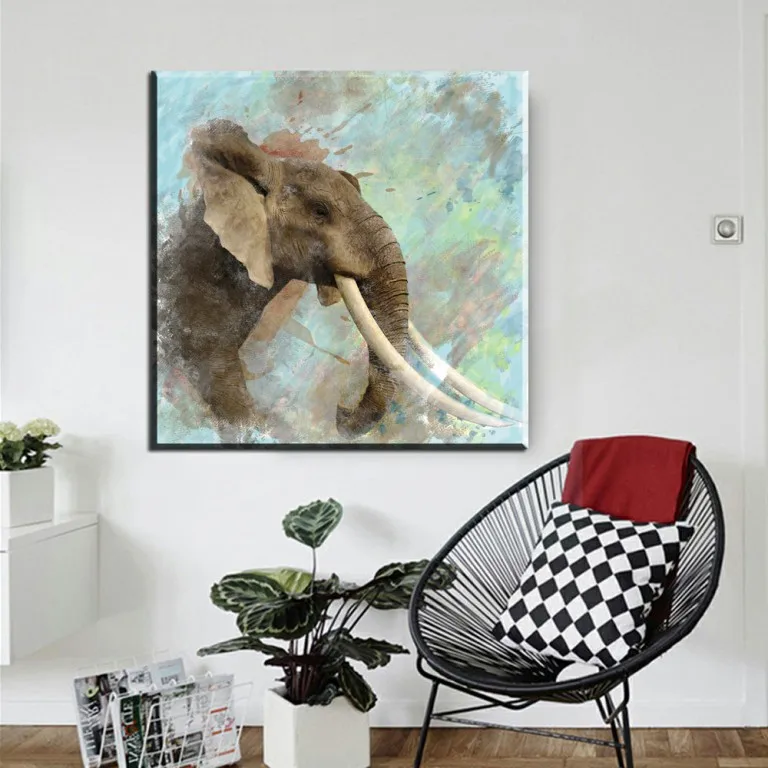 xdr399 Xdr412 1 шт. Картина модульная картина маслом на холсте картина животных обезьяна носить наушники печатает искусство дома деко плакат - Цвет: xdr399