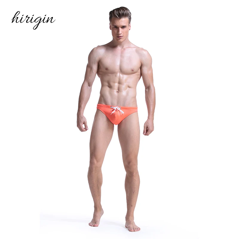 HIRIGIN/Новые крутые мужские пляжные плавательные трусы из полиэстера для мальчиков, шорты, облегающие плавки