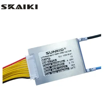 

SU series 10 strings 36V18A lithium battery pack protection plate with the same port equalization 18650 Ternary lithium battery