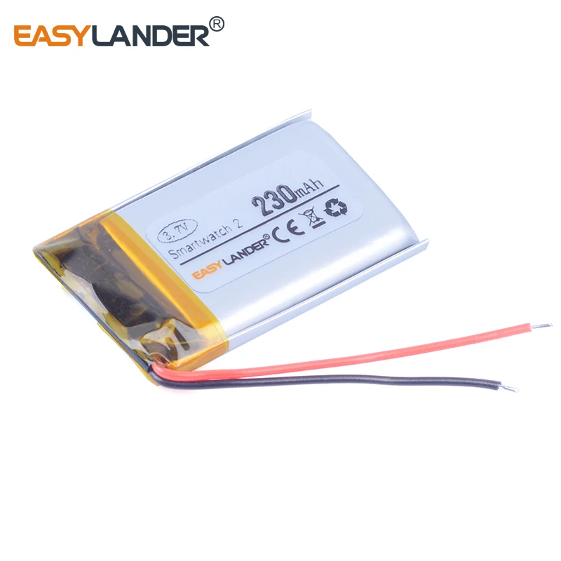 Замена Easylander 3 7 V 230mAh литий-полимерный литий-ионный аккумулятор для Sony Smartwatch 2