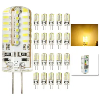 

20pcs/lot G4 48 LED lamp DC 12V 6W LED Bulb 3014SMD LED spot light warranty good quality energy saving lamp LED