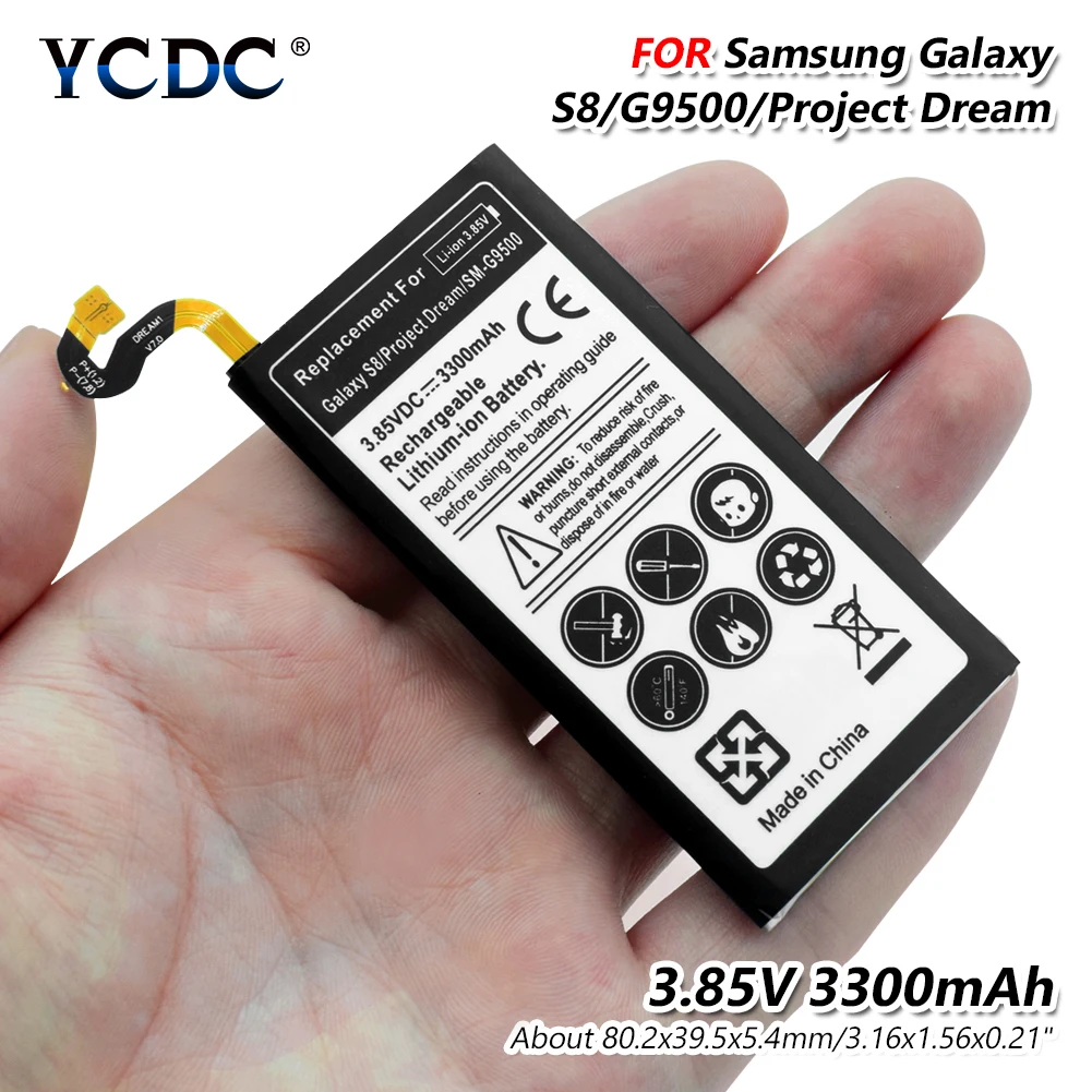 Сменный литиевый аккумулятор YCDC для Samsung Galaxy S7 G9300 G930F G930 3300 мАч 2019|Аккумуляторы