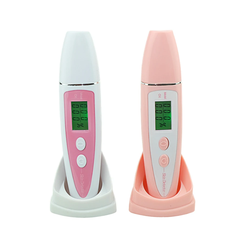 

Precision Skin Analyzer Digital Moisture Oil Tester Meter LCD Display Facial Body Skin Moisture Oil Test Analysis Face Care Tool