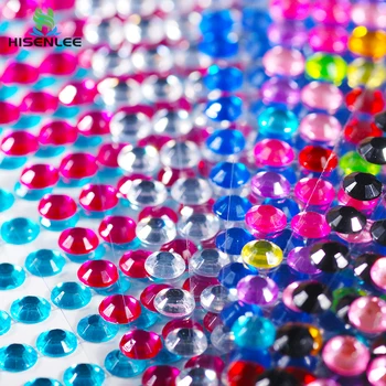 

352/set Self- Adhesive Resin Sticker 5MM Car Interior Computer External Sticker For Scrapbooking/ DIY Crafts/ Making Decora
