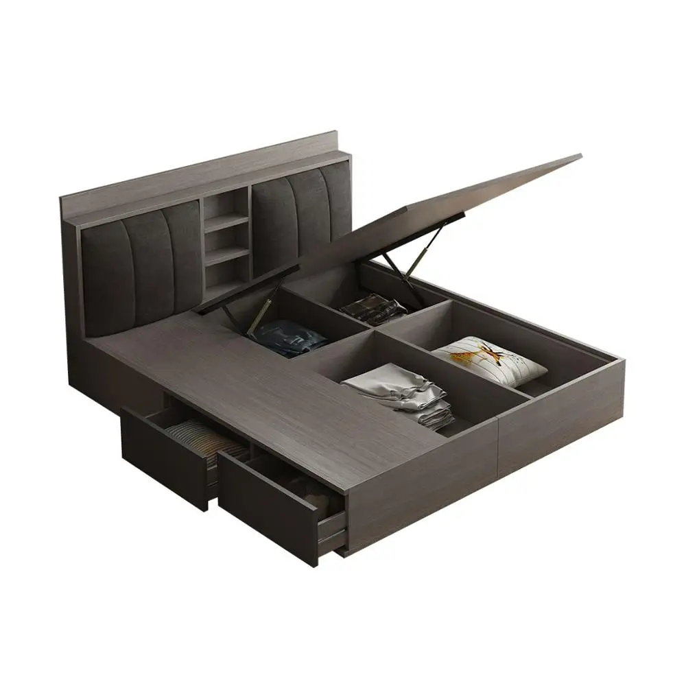 RAMA DYMASTY мягкая кровать из натуральной кожи современный дизайн кровати bett cama мода
