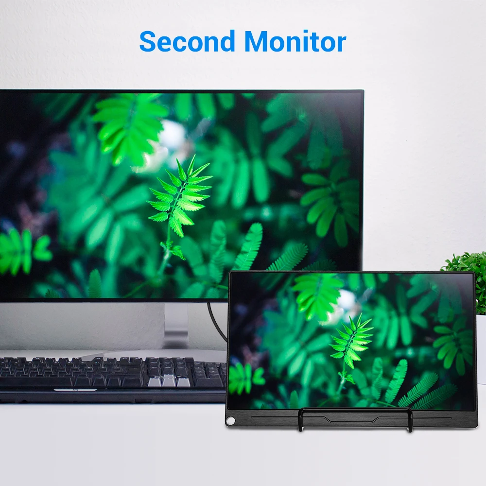 Eyoyo 13.3" FHD 3840 x 2160 4K IPS Gaming Monitor compatible for Game Consoles PS3 PS4 WiiU Switch Raspberry Mini PC Computer