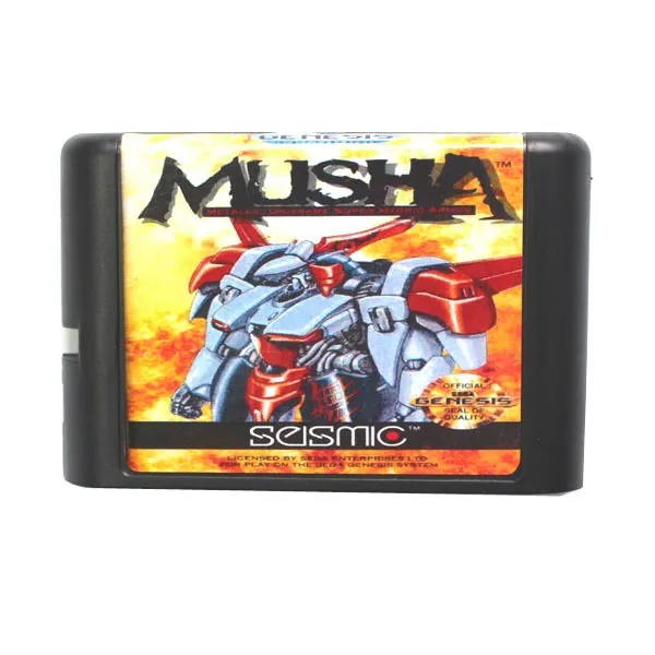 

Sega MD game card - Musha for 16 bit Sega MD game Cartridge Megadrive Genesis system