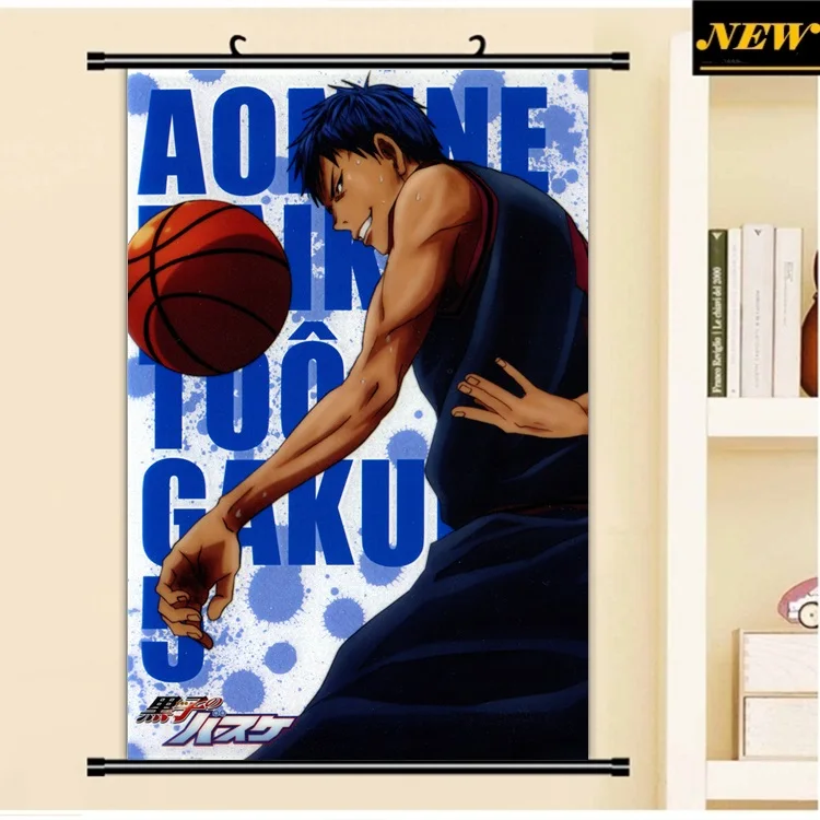 40X60 см Kuroko no Basuke Баскетбол Aomine Daiki спортивный аниме мультфильм свиток Настенная