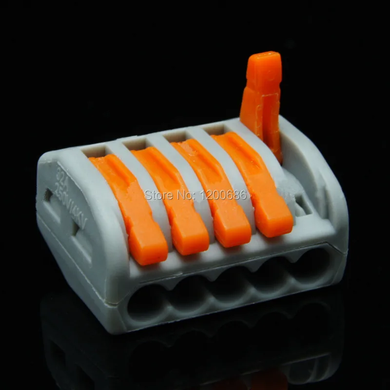 Buy 20 PCS 5 Hole Terminal Block W/Lever Lock Clamp