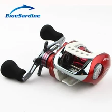 12+ 1 BB 6,3: 1 новая катушка для приманки, металлические красные Рыболовные катушки, рыболовные снасти для серфинга