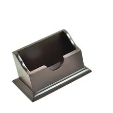 Высококачественный деревянный креативный бизнес-держатель для карт, коробка для карт, деревянный Рабочий стол, модные украшения, пластиковый держатель для удостоверения личности на столе