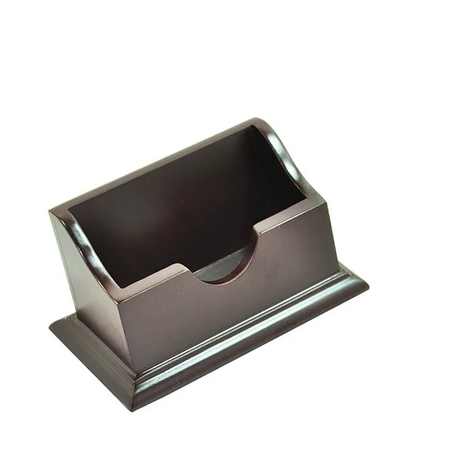 Us 4 99 Aliexpress Com High Grade Wooden Creative Business Name Card Holder Box Desktop Fashion Ornaments Plastic Id