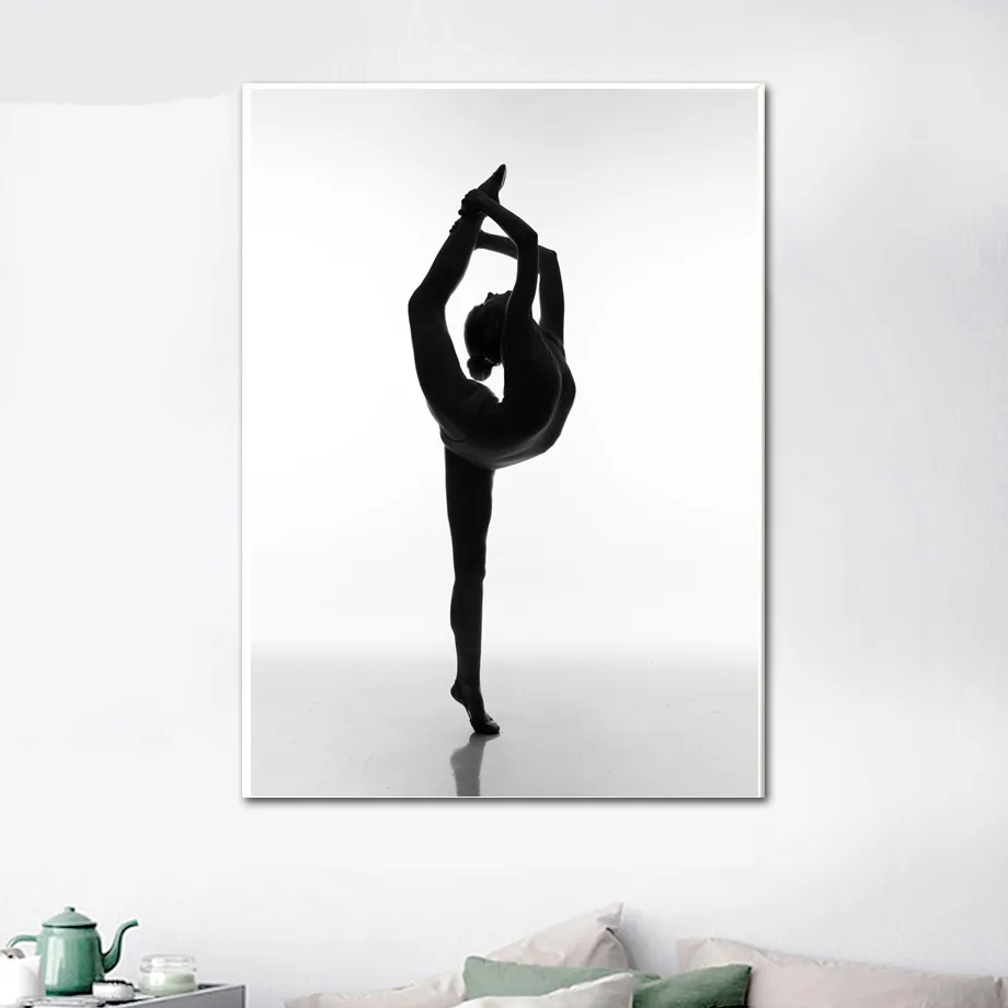 

Canvas Art Print Gymnastics Girl Wall Painting Pop Art Minimalism Posters And Prints Modern Wall Pictures For Living Room Decor