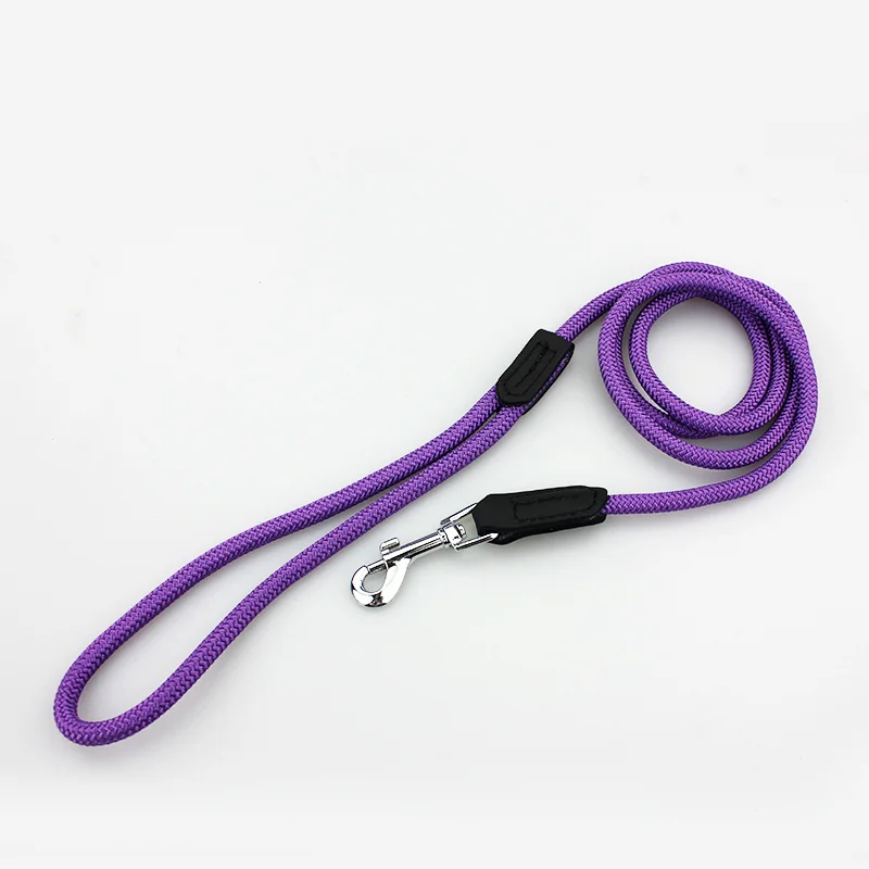 [GIIWIN] собачий ошейник, поводок высокого качества для домашних животных, поводок для собак, поводок для щенков, чихуахуа, регулируемый втягивающий поводок py0233 - Цвет: Purple