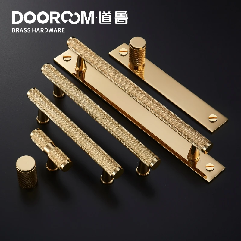 Dooroom латунные ручки для шкафа золотой черный современный шкаф комод ящика мебели легкие роскошные