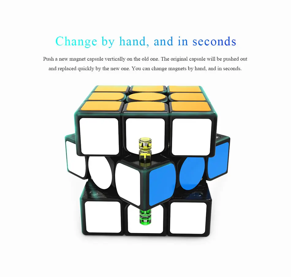 GAN 356 X 3x3x3 Magic Cube IPGv5/Numerical IPG 3x3 Magnetic GAN356/356X Professional Neo Speed Cube Puzzle Antistress Toy