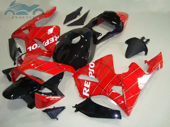 

High quality Injection fairing kit fit for Honda CBR600RR 2003-2004 CBR 600RR 03-04 red black ABS sports fairing kits parts DV69