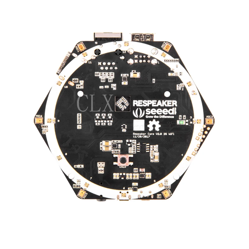 - Respeaker 4 Wheat Linear Microphone Array Expansion Board suite IoT IoT Intelligent voice